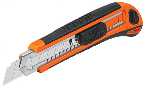 Cutter Profesional Alma Metalica Grip 150mm 18x3 Cutter Profesional Alma Metalica Grip 150mm 18x3